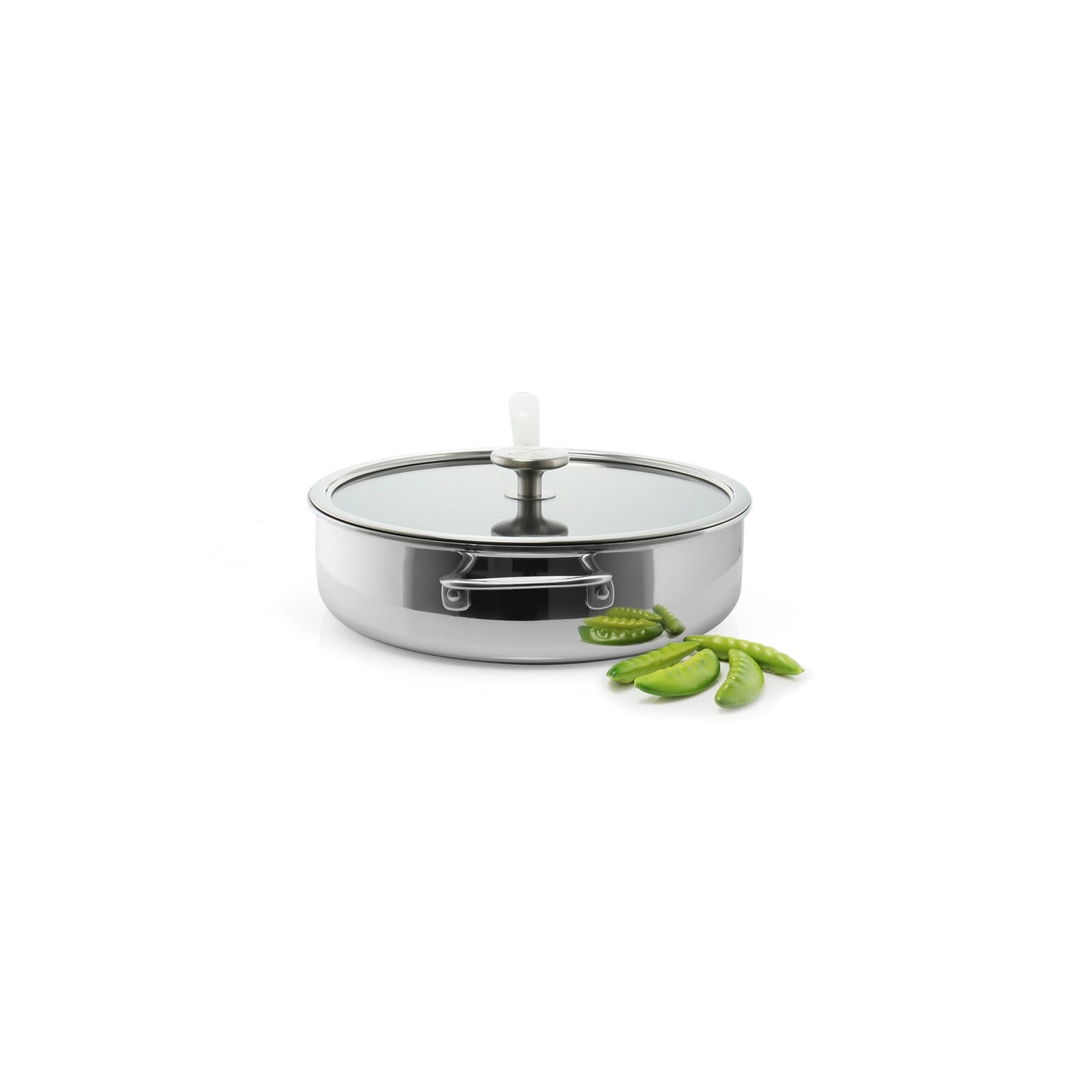 Chantal 3.Clad Saute Ceramic Coated Tri-ply Polished (5 Qt.)