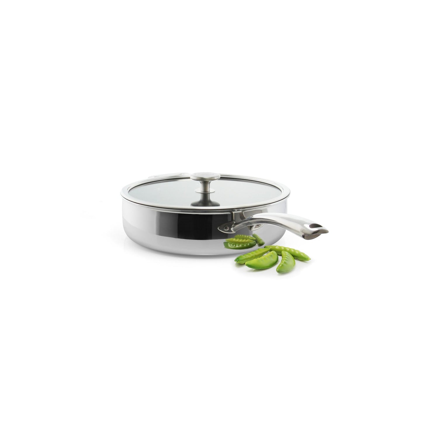 Chantal 3.Clad Saute Ceramic Coated Tri-ply Polished (5 Qt.)