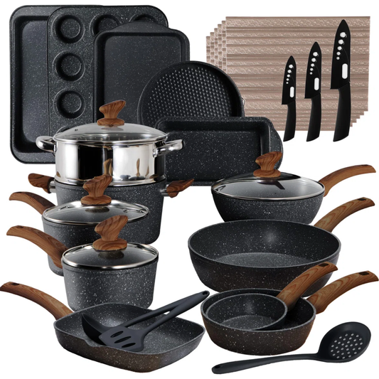 Non-Stick Aluminum Cookware Set