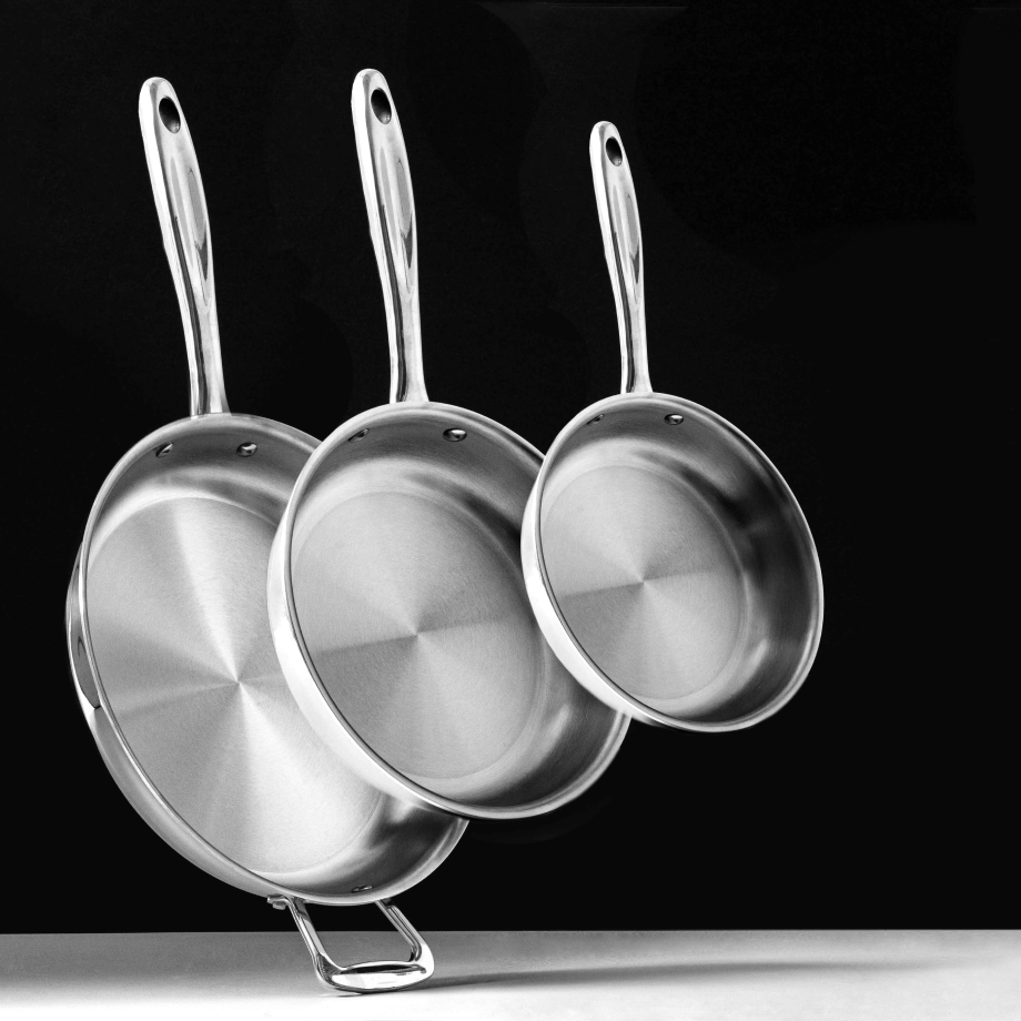 360 Cookware 3- Piece Fry Pan Set