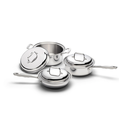 360 Cookware 6 Piece Stainless Steel Cookware Set