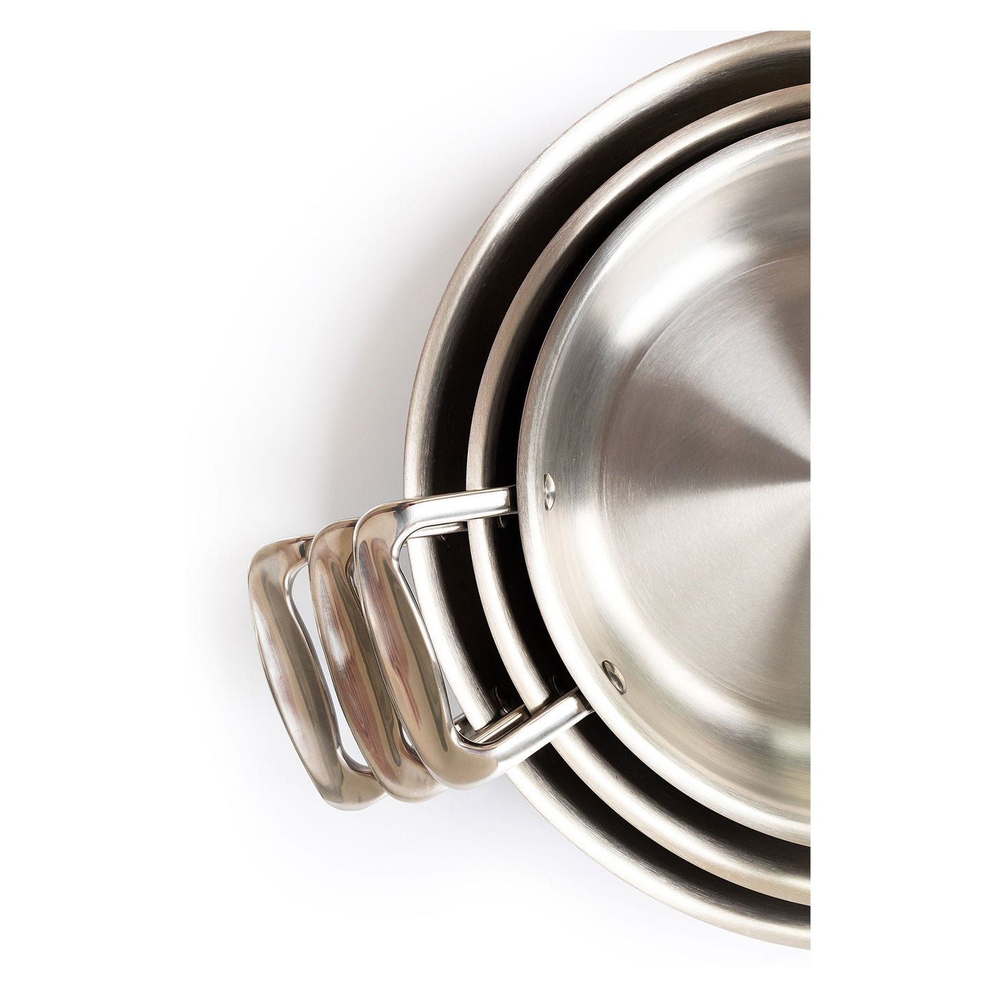 360 Cookware 3- Piece Fry Pan Set With Short Handles