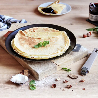 Cristel Crepe Pan - Removable Handle