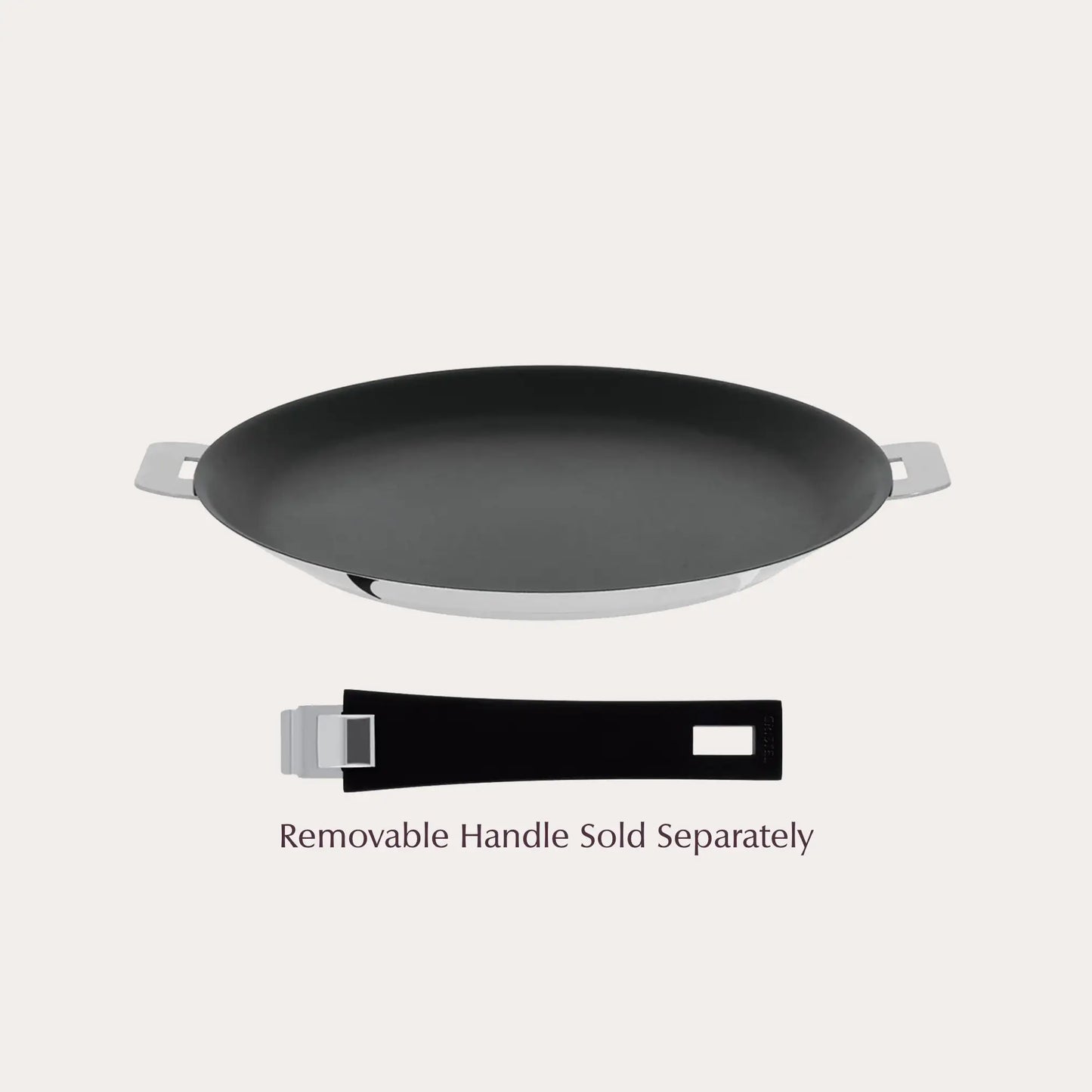 Cristel Crepe Pan - Removable Handle