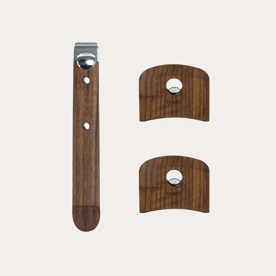 Cristel Set of wood handles