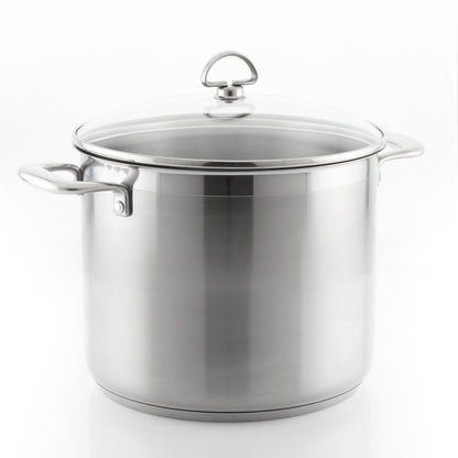 Chantal Induction 21 Steel Stockpot with Lid (12 Qt.)