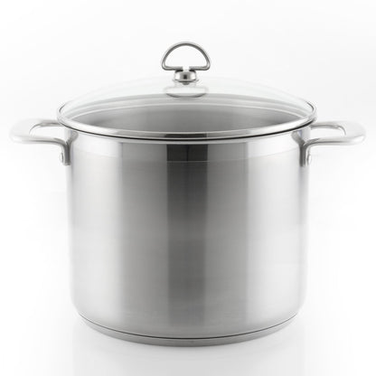 Chantal Induction 21 Steel Stockpot with Lid (12 Qt.)