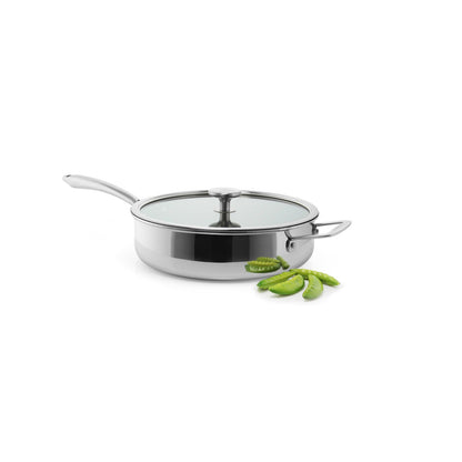 Chantal 3.Clad Saute Ceramic Coated Tri-ply Polished (5 Qt.)