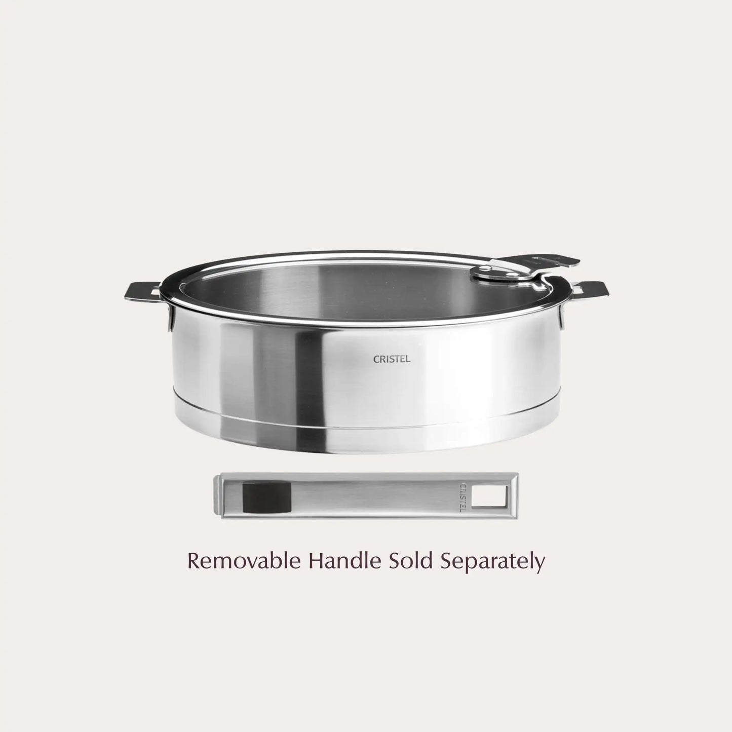 Cristel Saute pan with lid